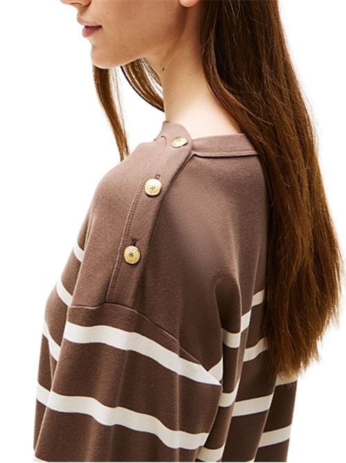 T-shirt manica lunga in cotone Tommy Hilfiger | WW0WW457600BL